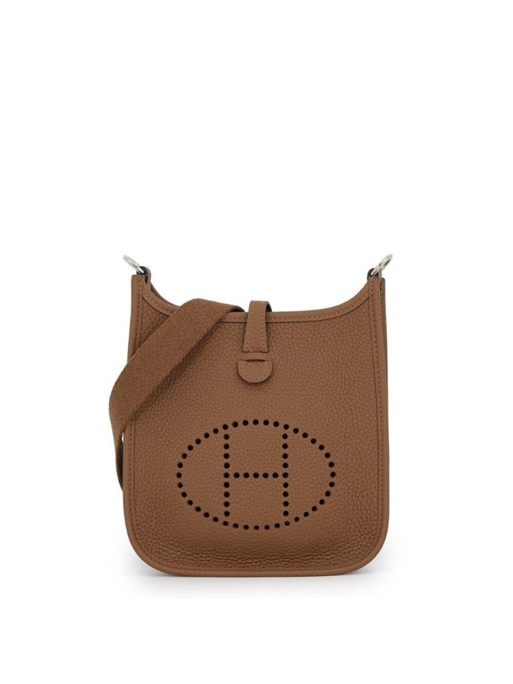 Hermes Evelyne TPM 111 Amazon Halzan Silver Taurillon Clemence Shoulder Bag
